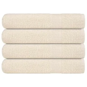 Toallas de sauna 4 uds 100% algodón crema 80x200 cm 360 gsm von , Handtücher - Ref: Foro24-137008, Preis: 54,58 €, Rabatt: %