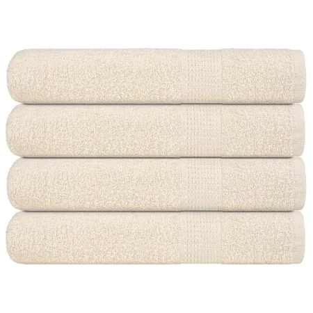 Toallas de sauna 4 uds 100% algodón crema 80x200 cm 360 gsm by , Towels - Ref: Foro24-137008, Price: 54,58 €, Discount: %