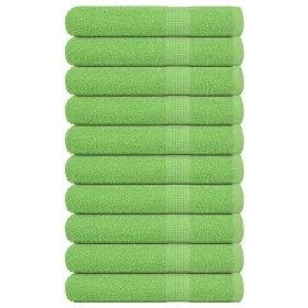 Toallas 10 uds verde manzana 100x200 cm 360 gsm by , Towels - Ref: Foro24-137036, Price: 131,95 €, Discount: %
