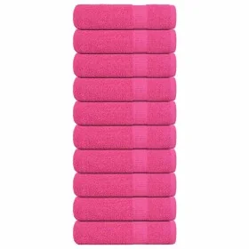 Toallas de Mano 10 piezas Rosa 50x100 cm 360 g/m² 100% Algodón by , Towels - Ref: Foro24-137048, Price: 51,47 €, Discount: %