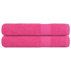 Toallas de sauna 2 uds 100% algodón rosa 80x200 cm 360 gsm by , Towels - Ref: Foro24-137055, Price: 28,63 €, Discount: %