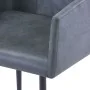 Sillas comedor reposabrazos 2 uds cuero ante sintética gris von , Essstühle - Ref: Foro24-282058, Preis: 194,17 €, Rabatt: %