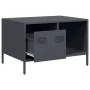 Mesa de centro acero laminado en frío antracita 68,5x50x43,5 cm de , Mesas de centro - Ref: Foro24-851282, Precio: 71,77 €, D...