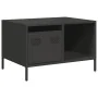 Mesa de centro acero laminado en frío negro 68,5x50x43,5 cm de , Mesas de centro - Ref: Foro24-851280, Precio: 68,38 €, Descu...