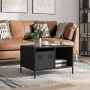 Mesa de centro acero laminado en frío negro 68,5x50x43,5 cm de , Mesas de centro - Ref: Foro24-851280, Precio: 68,38 €, Descu...