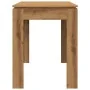 Mesa de Comedor Roble Artesano 120x60x76cm madera reconstituida de , Mesas de cocina y de comedor - Ref: Foro24-855903, Preci...