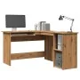 Escritorio de esquina madera contrachapada 120x140x75 cm de , Escritorios - Ref: Foro24-855901, Precio: 127,20 €, Descuento: %