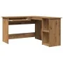 Escritorio de esquina madera contrachapada 120x140x75 cm de , Escritorios - Ref: Foro24-855901, Precio: 127,20 €, Descuento: %