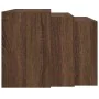 Mesas apilables 3 pzas madera contrachapada color roble marrón by , Side tables - Ref: Foro24-858539, Price: 61,56 €, Discoun...