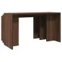 Mesas apilables 3 pzas madera contrachapada color roble marrón by , Side tables - Ref: Foro24-858539, Price: 61,56 €, Discoun...