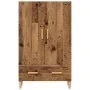 Aparador de madera de ingeniería madera vieja 70x31x115 cm by , Sideboards - Ref: Foro24-856914, Price: 104,46 €, Discount: %
