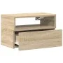 Mesitas de noche de pared 2 unidades roble sonoma 45x26x28,5 cm de , Mesitas de noche - Ref: Foro24-858601, Precio: 66,80 €, ...