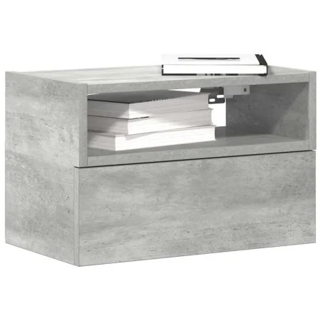 Mesitas de noche de pared 2 uds gris hormigón 45x26x28,5 cm von , Nachttische - Ref: Foro24-858603, Preis: 61,03 €, Rabatt: %