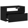 Mesita de noche de pared negra 45x26x28,5 cm von , Nachttische - Ref: Foro24-858598, Preis: 37,86 €, Rabatt: %