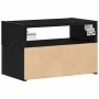 Mesita de noche de pared negra 45x26x28,5 cm von , Nachttische - Ref: Foro24-858598, Preis: 37,86 €, Rabatt: %