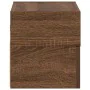 Mesita de noche de pared marrón roble 45x26x28,5 cm von , Nachttische - Ref: Foro24-858608, Preis: 46,40 €, Rabatt: %