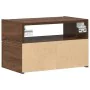 Mesita de noche de pared marrón roble 45x26x28,5 cm von , Nachttische - Ref: Foro24-858608, Preis: 46,40 €, Rabatt: %