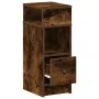 Mesilla de noche con cajón roble ahumado 25x31x66 cm von , Nachttische - Ref: Foro24-858622, Preis: 48,82 €, Rabatt: %