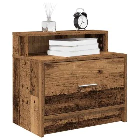 Mesillas de noche con cajón 2 uds madera vieja 51x31x47 cm by , Nightstands - Ref: Foro24-858683, Price: 70,68 €, Discount: %