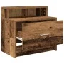 Mesillas de noche con cajón 2 uds madera vieja 51x31x47 cm by , Nightstands - Ref: Foro24-858683, Price: 70,68 €, Discount: %