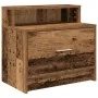 Mesillas de noche con cajón 2 uds madera vieja 51x31x47 cm by , Nightstands - Ref: Foro24-858683, Price: 70,68 €, Discount: %