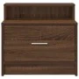 Mesillas de noche con cajón 2 uds roble marrón 51x31x47 cm by , Nightstands - Ref: Foro24-858681, Price: 72,71 €, Discount: %