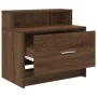 Mesillas de noche con cajón 2 uds roble marrón 51x31x47 cm by , Nightstands - Ref: Foro24-858681, Price: 72,71 €, Discount: %