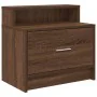 Mesillas de noche con cajón 2 uds roble marrón 51x31x47 cm by , Nightstands - Ref: Foro24-858681, Price: 72,71 €, Discount: %