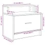 Mesillas de noche con cajón 2 uds roble marrón 51x31x47 cm by , Nightstands - Ref: Foro24-858681, Price: 72,71 €, Discount: %