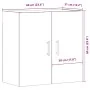 Armario de pared madera de ingeniería roble artisan 60x31x60 cm von , Schließfächer und Lagerschränke - Ref: Foro24-857305, P...