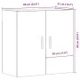 Armario de pared madera de ingeniería roble artisan 60x31x60 cm von , Schließfächer und Lagerschränke - Ref: Foro24-857307, P...