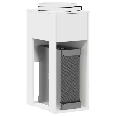 Torre de ordenador con cajón blanco 30x44x74 cm by , Desks - Ref: Foro24-858731, Price: 58,62 €, Discount: %