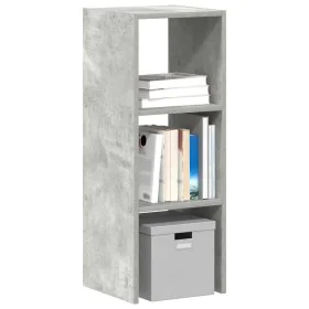 Librería apilable madera contrachapada gris cemento 30x30x80 cm von , Schließfächer und Lagerschränke - Ref: Foro24-858809, P...