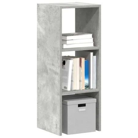 Librería apilable madera contrachapada gris cemento 30x30x80 cm by , Lockers and storage cabinets - Ref: Foro24-858809, Price...