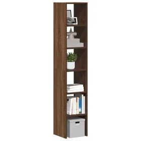 Estanterías 2uds apilables de madera de ingeniería roble marrón von , Schließfächer und Lagerschränke - Ref: Foro24-858816, P...