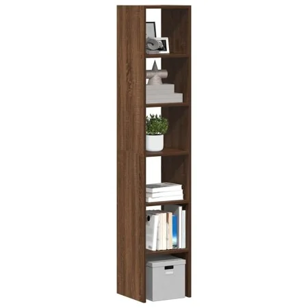 Estanterías 2uds apilables de madera de ingeniería roble marrón by , Lockers and storage cabinets - Ref: Foro24-858816, Price...