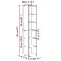 Librerías 2 uds madera contrachapada apilable sonoma gris by , Lockers and storage cabinets - Ref: Foro24-858814, Price: 60,3...