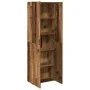 Aparador alto madera de ingeniería envejecida 60x32x190 cm by , Filing cabinets - Ref: Foro24-3318714, Price: 139,57 €, Disco...