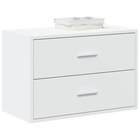 Armario con 2 cajones blanco 60x31x40 cm madera de ingeniería by , Drawers - Ref: Foro24-858821, Price: 78,42 €, Discount: %
