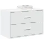 Armario con 2 cajones blanco 60x31x40 cm madera de ingeniería by , Drawers - Ref: Foro24-858821, Price: 78,42 €, Discount: %