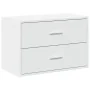 Armario con 2 cajones blanco 60x31x40 cm madera de ingeniería by , Drawers - Ref: Foro24-858821, Price: 78,42 €, Discount: %