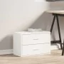 Armario con 2 cajones blanco 60x31x40 cm madera de ingeniería by , Drawers - Ref: Foro24-858821, Price: 78,42 €, Discount: %