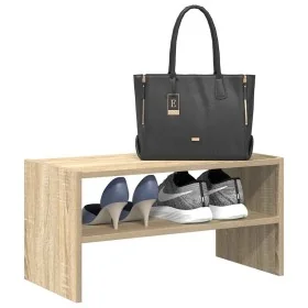Zapatero apilable roble sonoma 60x30x30,5 cm by , Shoe racks and shoe organizers - Ref: Foro24-858861, Price: 32,26 €, Discou...