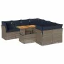 Set de sofás de jardín con cojines 9 pzas ratán sintético gris by , Garden sets - Ref: Foro24-3326910, Price: 690,80 €, Disco...