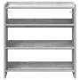 Mueble zapatero madera contrachapada gris sonoma 60x25x62 cm by , Shoe racks and shoe organizers - Ref: Foro24-859892, Price:...