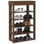 Mueble zapatero madera de ingeniería marrón roble 60x30x98 cm de , Zapateros y organizadores de calzado - Ref: Foro24-859929,...