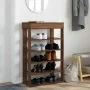 Mueble zapatero madera de ingeniería marrón roble 60x30x98 cm de , Zapateros y organizadores de calzado - Ref: Foro24-859929,...