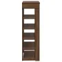 Mueble zapatero madera de ingeniería marrón roble 60x30x98 cm de , Zapateros y organizadores de calzado - Ref: Foro24-859929,...