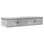 Estante de pared con cajones madera contrachapada gris hormigón de , Estantes y estanterías - Ref: Foro24-859962, Precio: 63,...