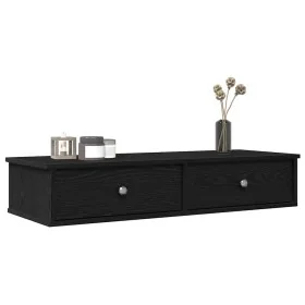 Estante de pared con cajones de madera contrachapada negro von , Regale und Regale - Ref: Foro24-859960, Preis: 83,55 €, Raba...